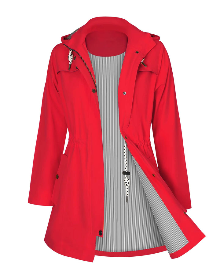 Women's Waterproof Hooded Rain Jacket