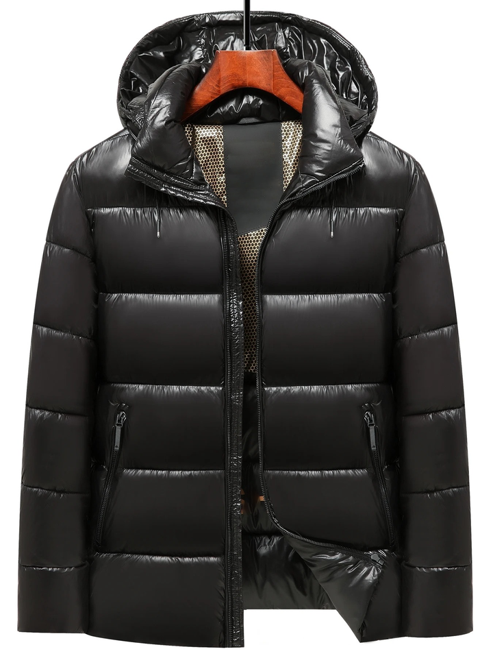 Men's Waterproof Hooded Puffer Jacket