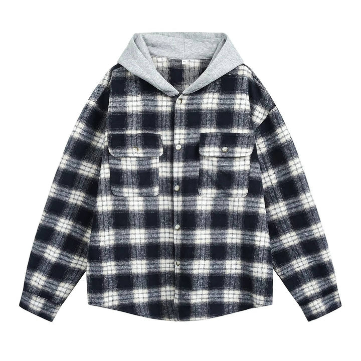 Men's Hooded Flannel Shirt