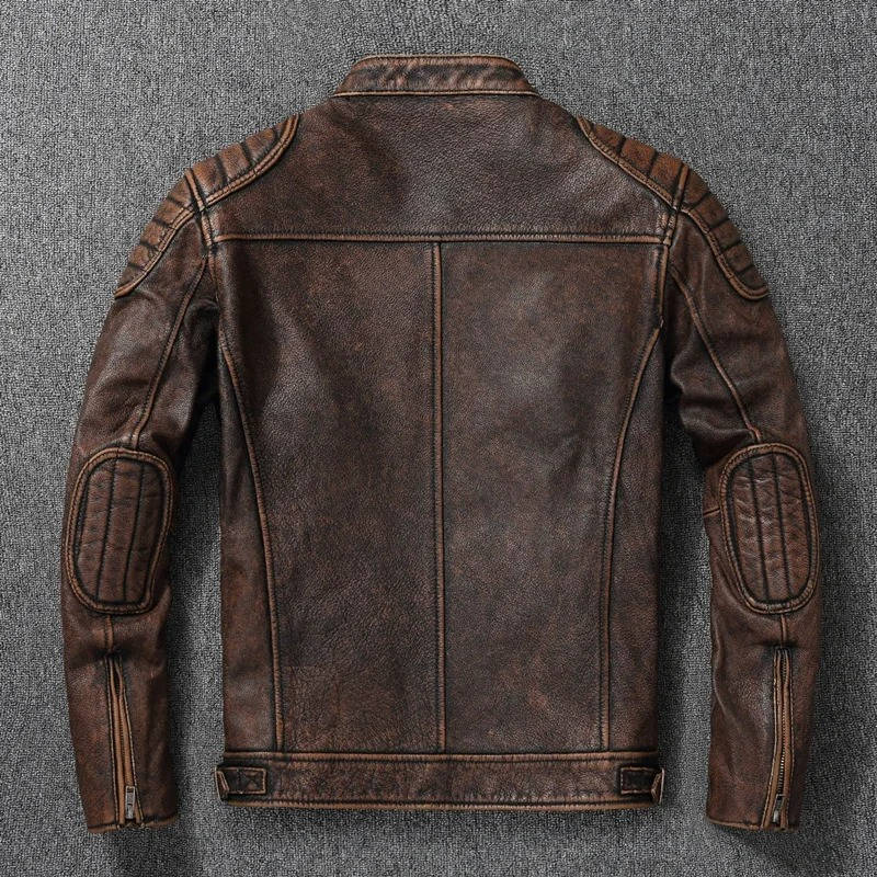 Men's Premium Quilted Leather Biker Jacket