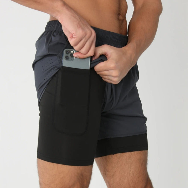 Men's Athletic Training Shorts for Active Performance