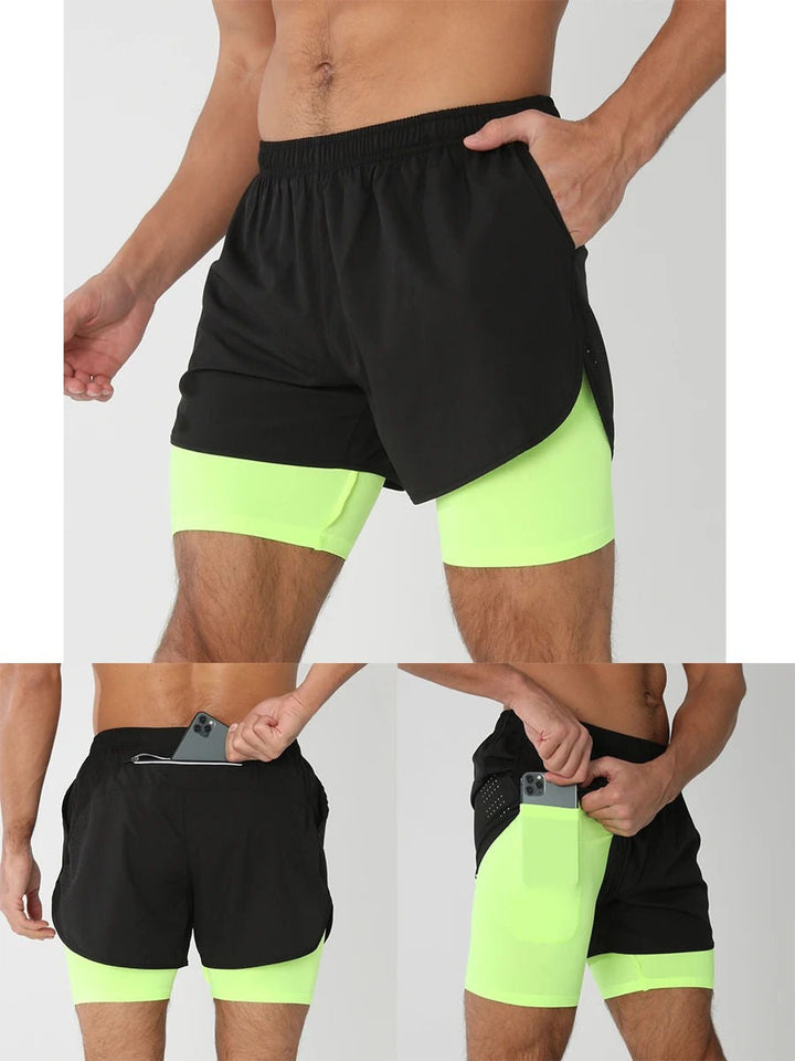 Men's Athletic Training Shorts for Active Performance