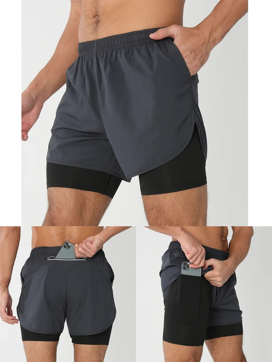 Men's Athletic Training Shorts for Active Performance