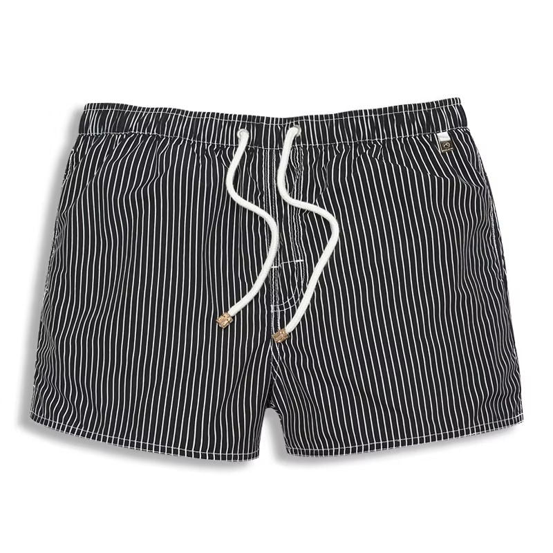 Men's Striped Swim Trunks