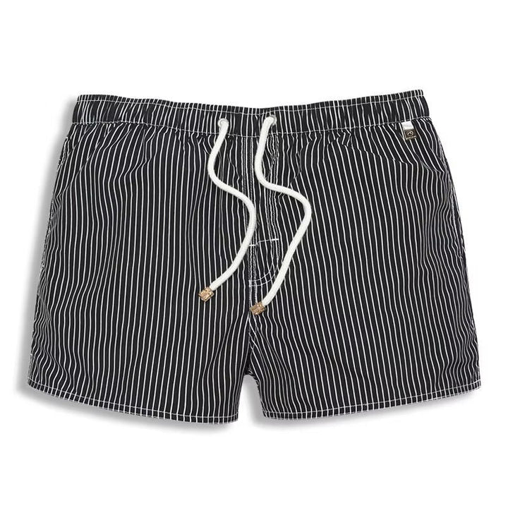 Men's Striped Swim Trunks