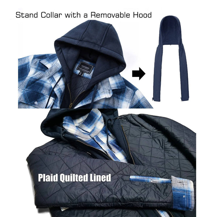 Men's Hooded Bomber Jacket