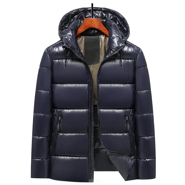 Men's Waterproof Hooded Puffer Jacket
