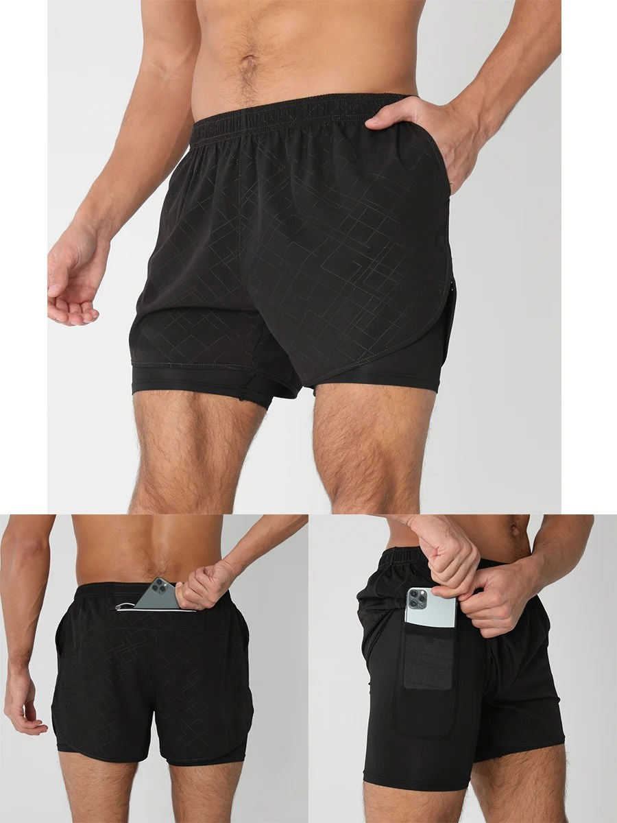 Men's Athletic Training Shorts for Active Performance
