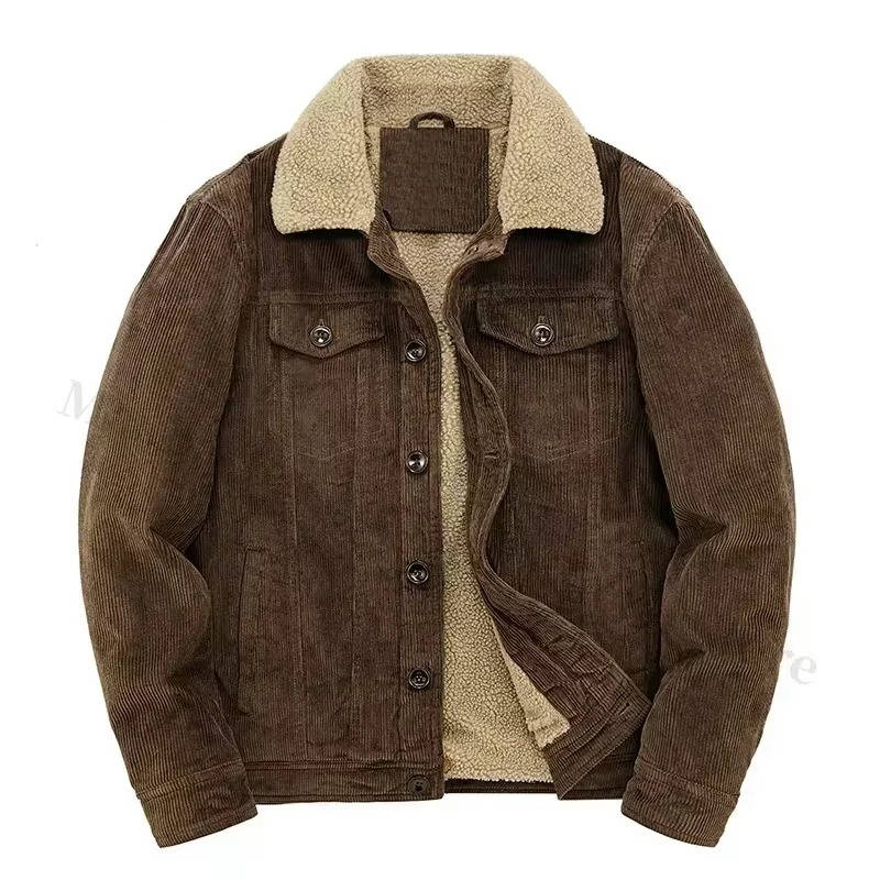 Men's Corduroy Sherpa Lined Jacket