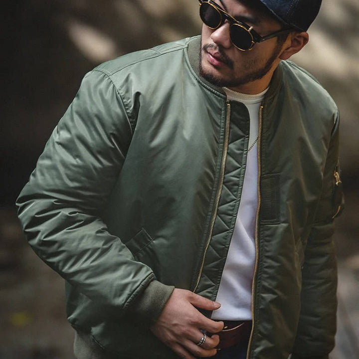 Men's Stylish Bomber Flight Jacket