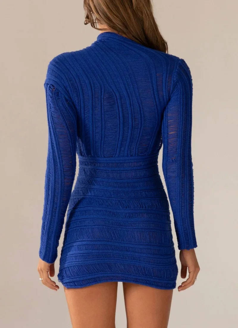 Women's Hollow Out Mini Dress for Stylish Summer Looks