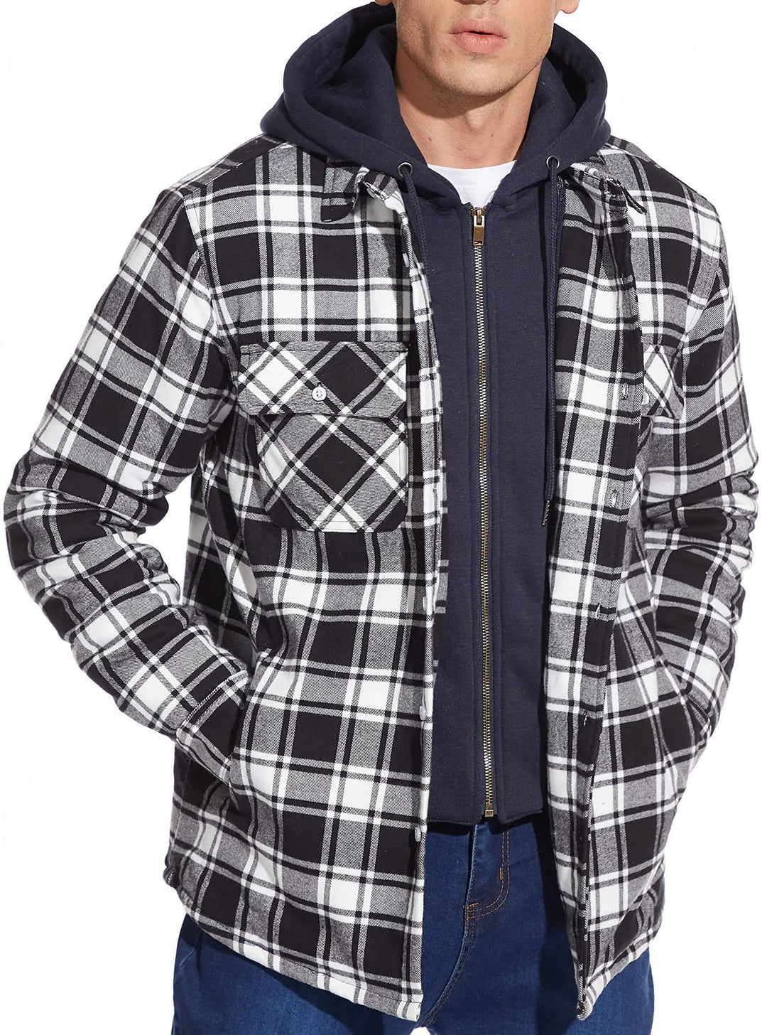 Men's Hooded Bomber Jacket
