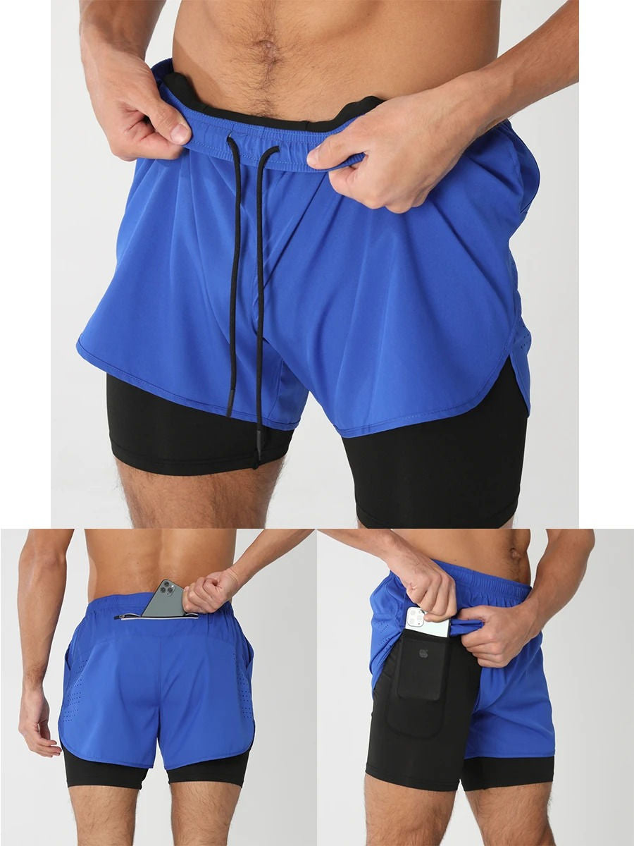 Men's Athletic Training Shorts for Active Performance