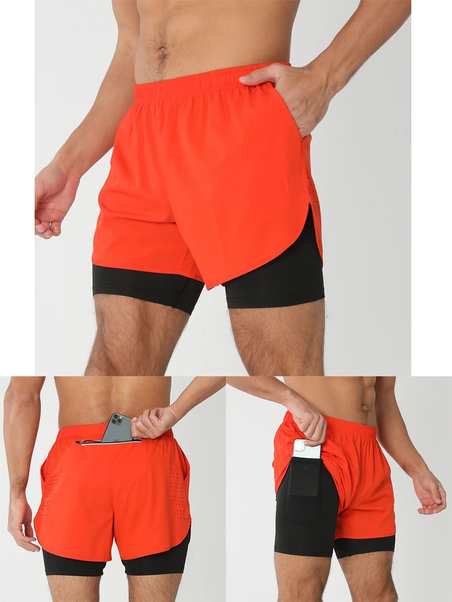 Men's Athletic Training Shorts for Active Performance
