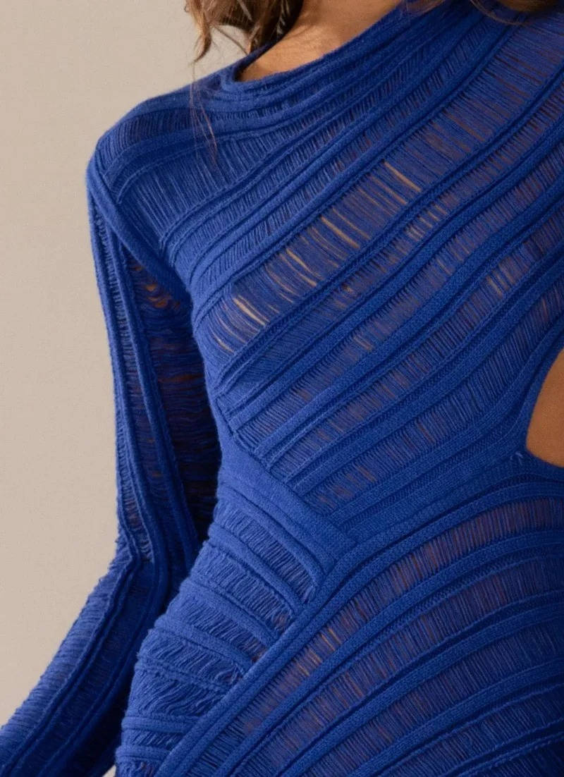 Women's Hollow Out Mini Dress for Stylish Summer Looks