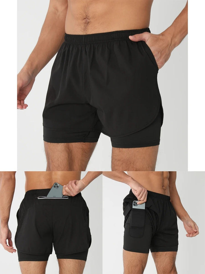 Men's Athletic Training Shorts for Active Performance