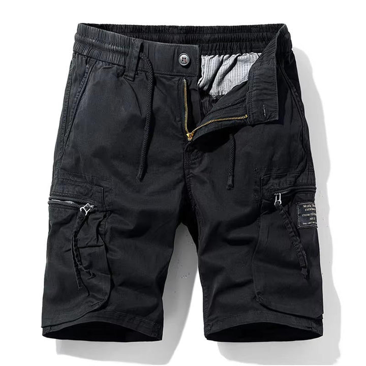 Men's Summer Multi-Pocket Cotton Cargo Shorts