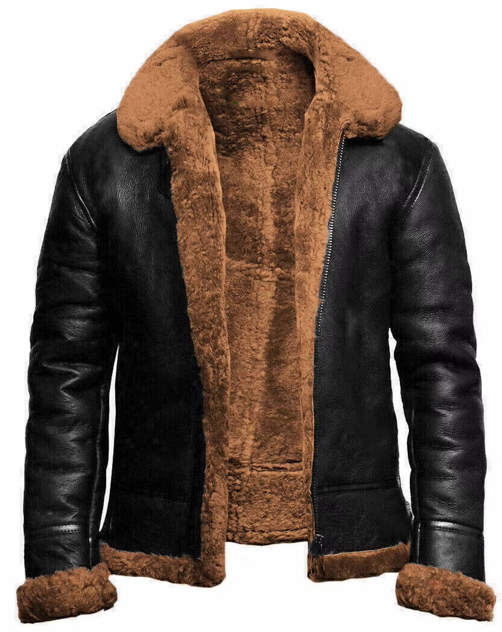 Men's Shearling Leather Jacket