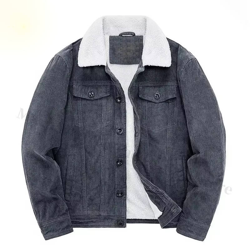 Men's Corduroy Sherpa Lined Jacket