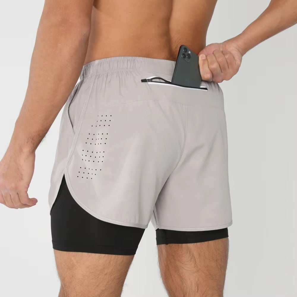 Men's Athletic Training Shorts for Active Performance