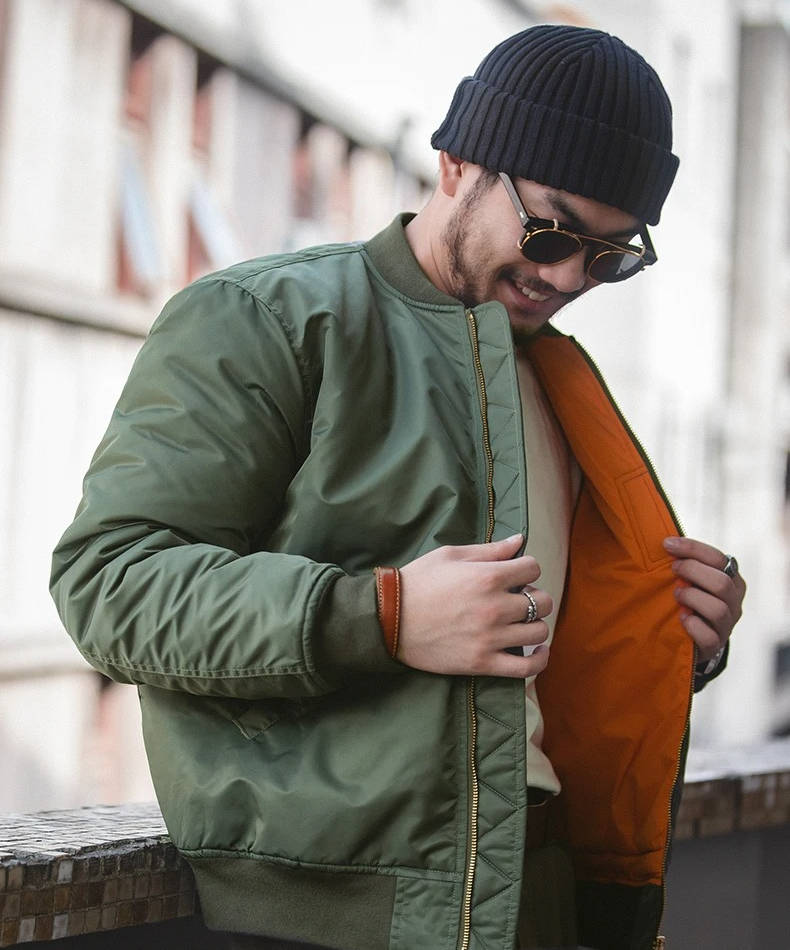 Men's Stylish Bomber Flight Jacket