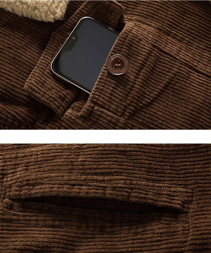 Men's Corduroy Sherpa Style Jacket