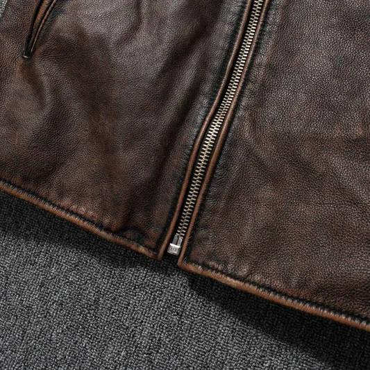 Men's Premium Quilted Leather Biker Jacket