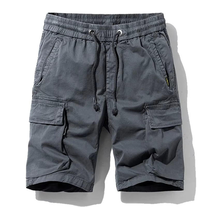 Men's Summer Multi-Pocket Cotton Cargo Shorts