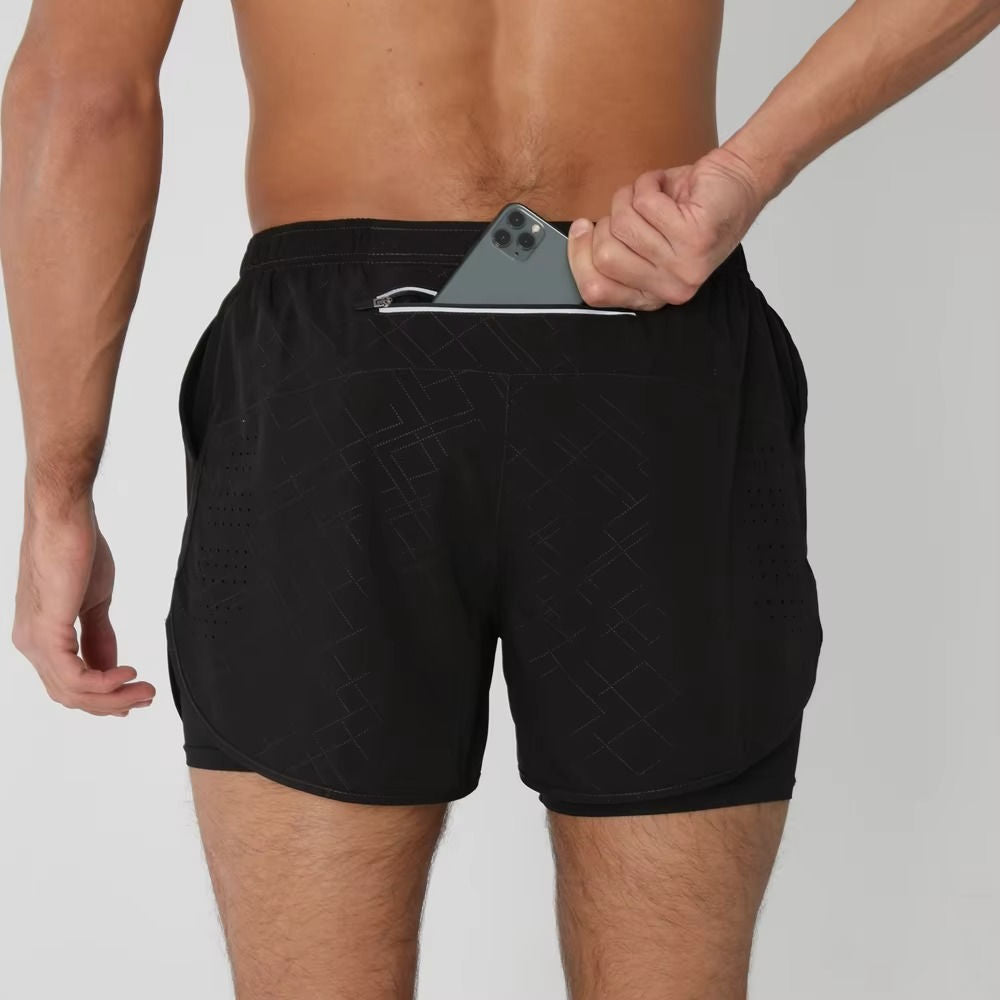 Men's Athletic Training Shorts for Active Performance