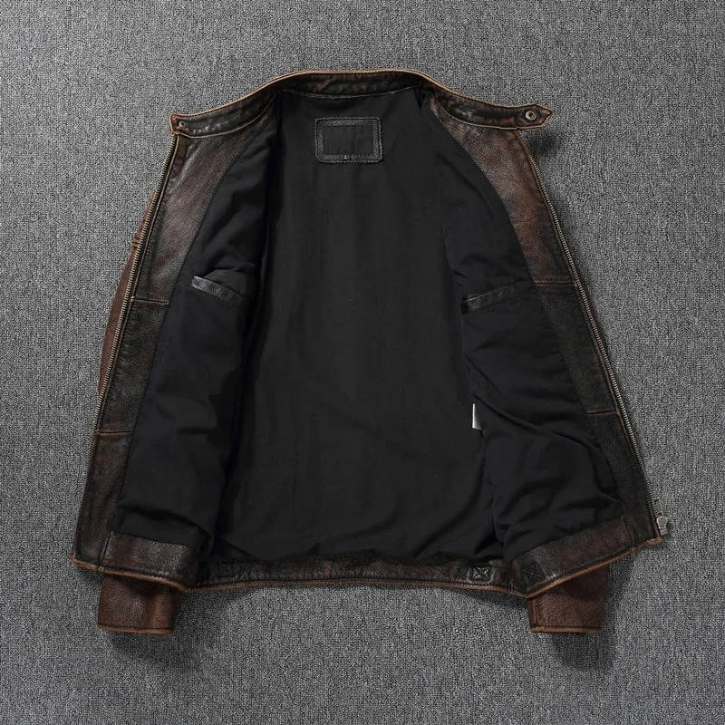 Men's Premium Quilted Leather Biker Jacket