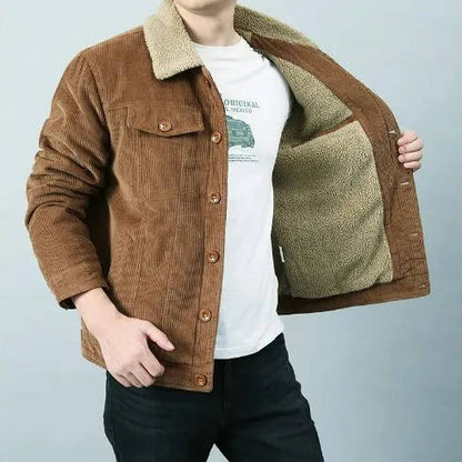 Men's Corduroy Sherpa Lined Jacket