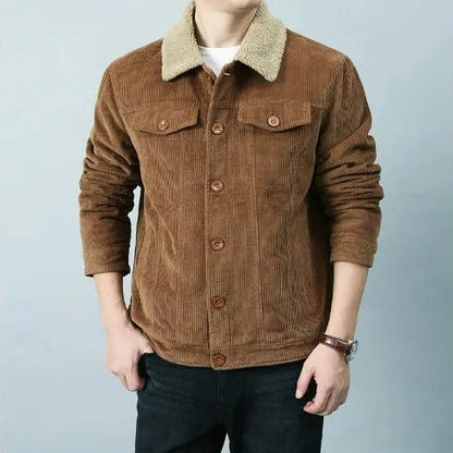 Men's Corduroy Sherpa Lined Jacket