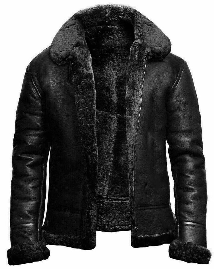 Men's Shearling Leather Jacket