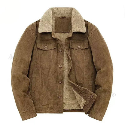Men's Corduroy Sherpa Lined Jacket