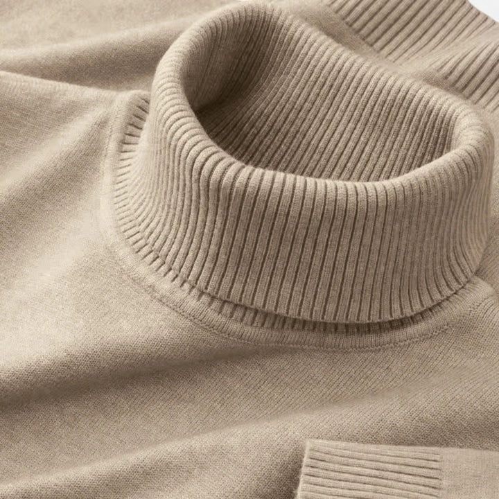 Men's Knitted Turtleneck Sweater | Classic Regular Fit