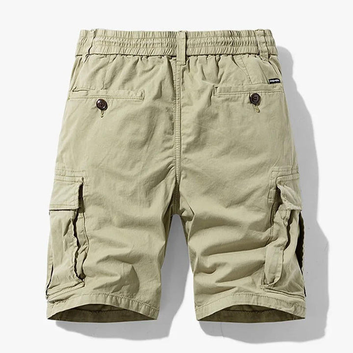 Men's Summer Multi-Pocket Cotton Cargo Shorts