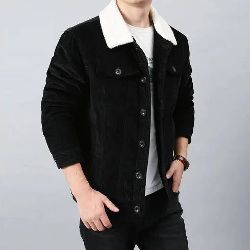 Men's Corduroy Sherpa Lined Jacket