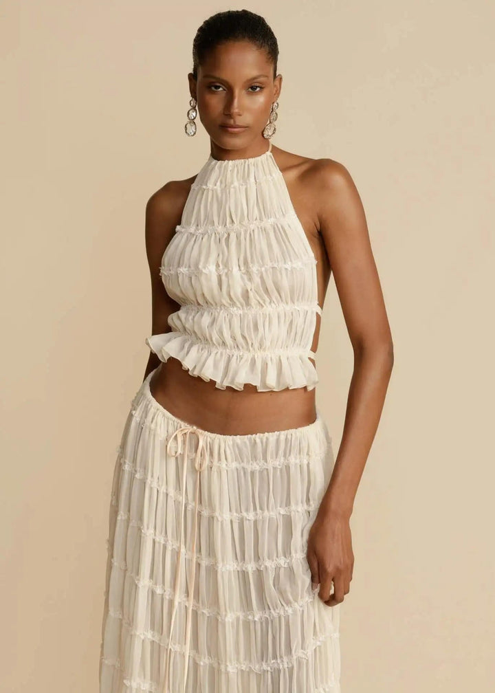Women's Boho Backless Maxi Dress for Summer