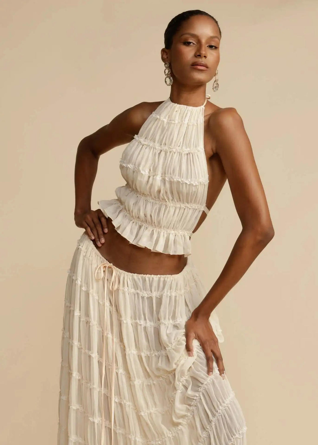 Women's Boho Backless Maxi Dress for Summer