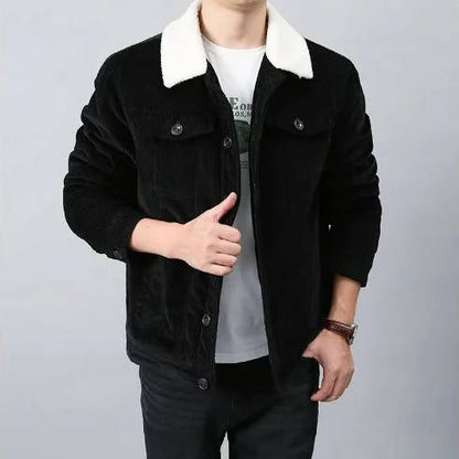 Men's Corduroy Sherpa Lined Jacket