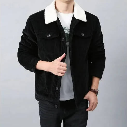 Men's Corduroy Sherpa Lined Jacket