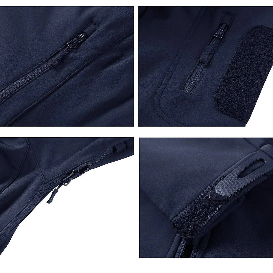 Men's Waterproof Outdoor Work Jacket with Hooded Design