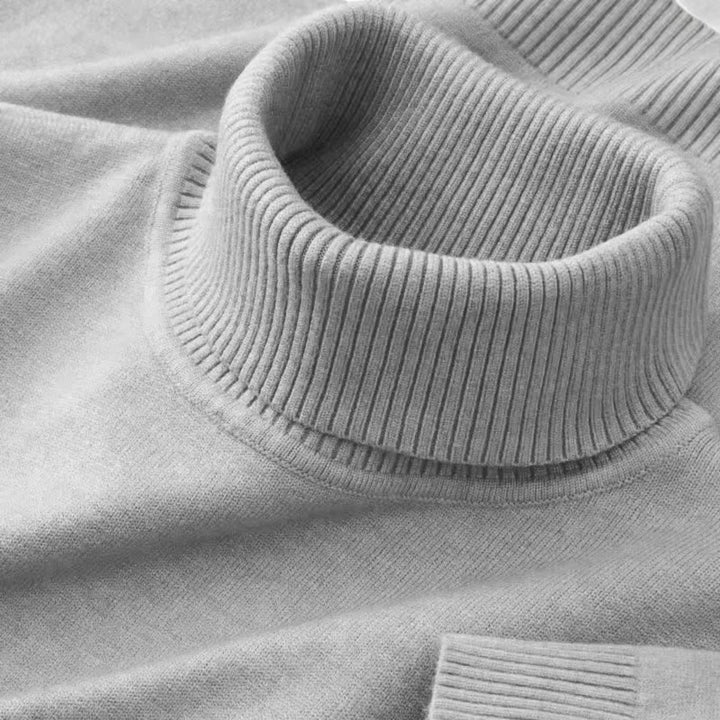 Men's Knitted Turtleneck Sweater | Classic Regular Fit