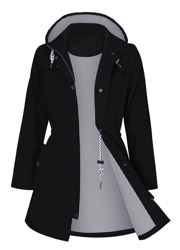Women's Waterproof Hooded Rain Jacket