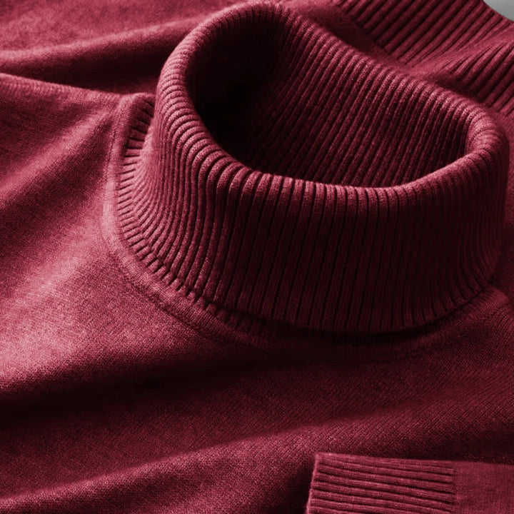 Men's Knitted Turtleneck Sweater | Classic Regular Fit