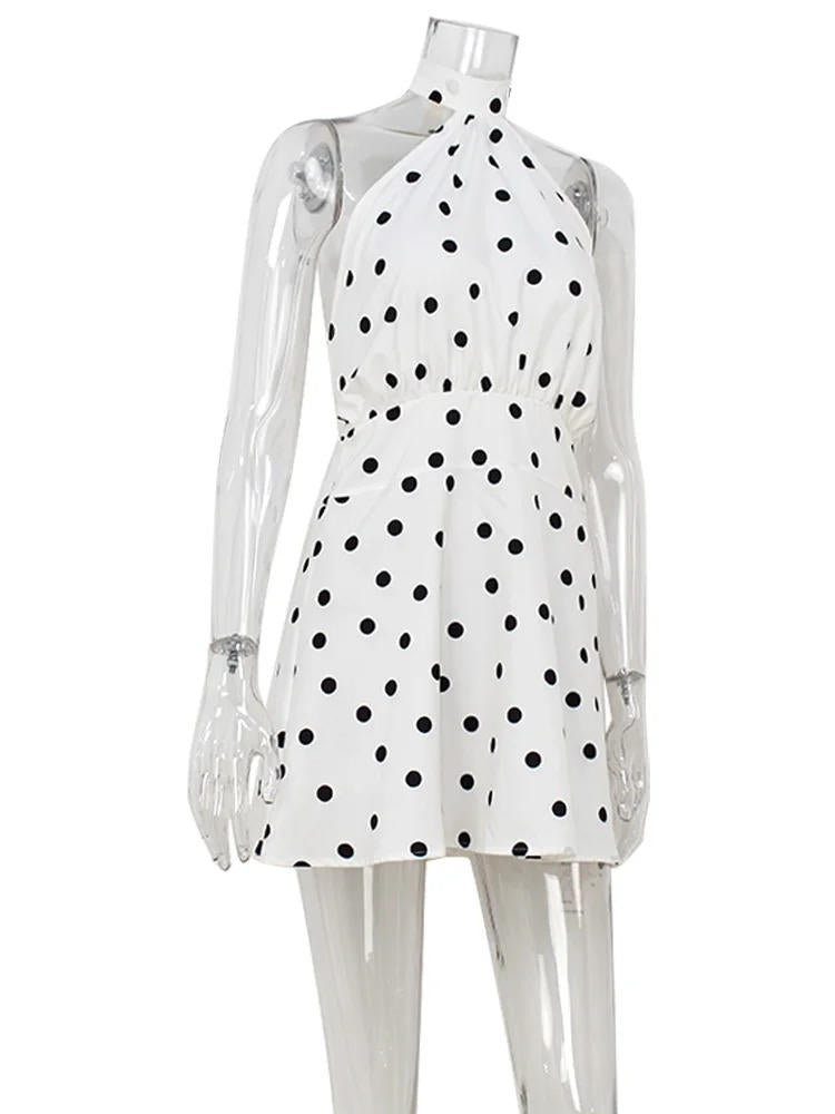Women's Mini Backless Summer Dress for Stylish Warm Weather