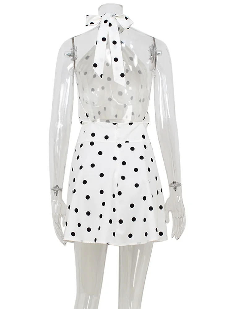 Women's Mini Backless Summer Dress for Stylish Warm Weather