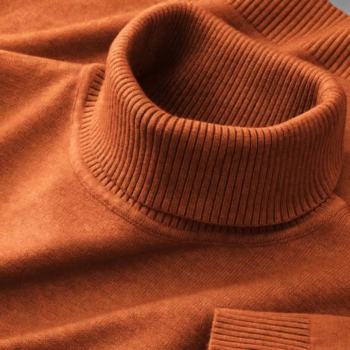 Men's Knitted Turtleneck Sweater | Classic Regular Fit