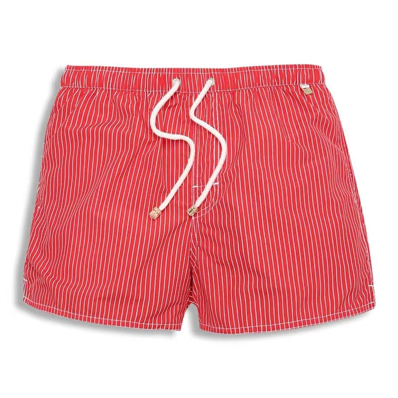 Men's Striped Swim Trunks