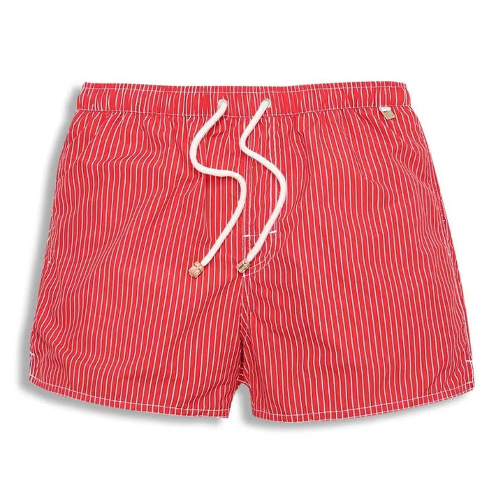 Men's Striped Swim Trunks